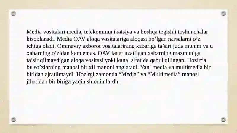 Zamonaviy taqdimotlar bilan ishlash 4