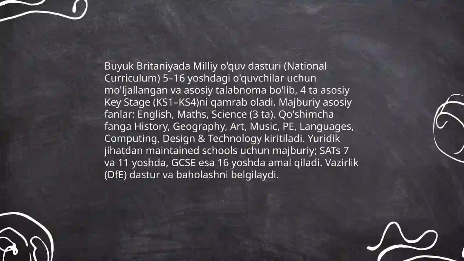 Buyuk Britaniya ta'lim tizimi 4