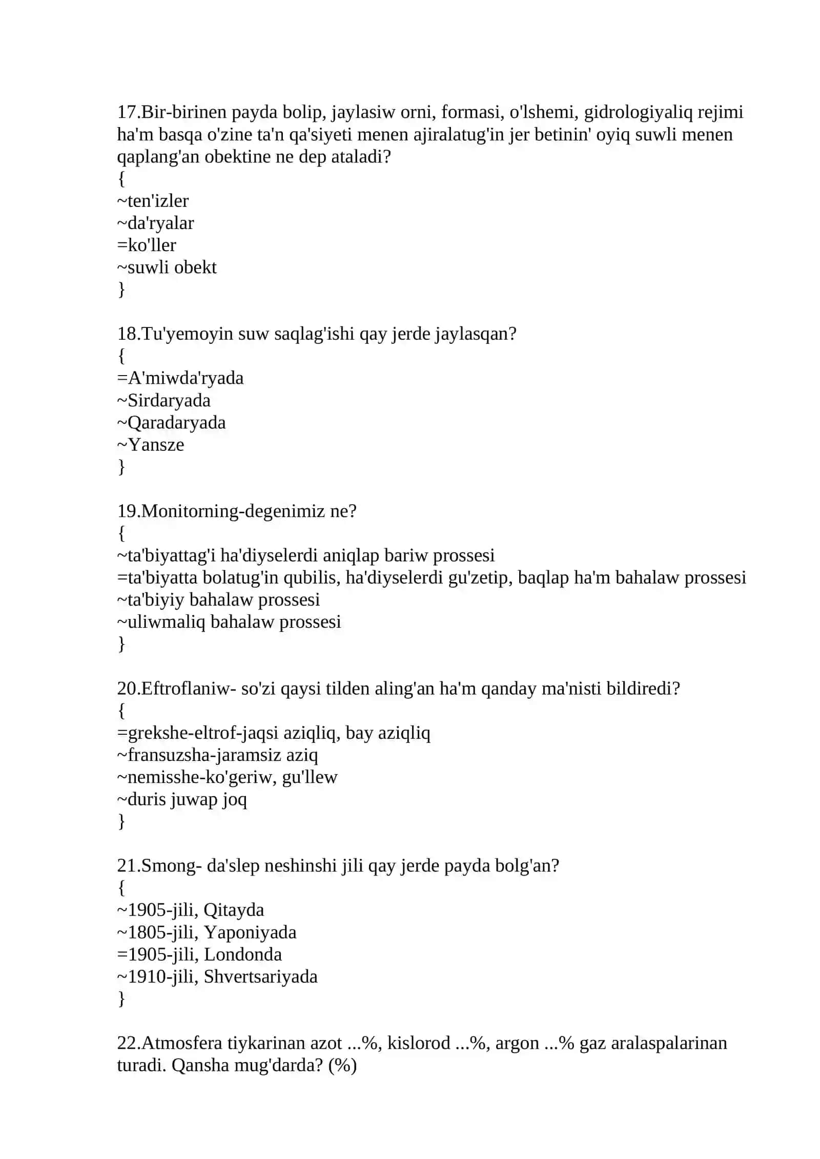 Biosfera qaysi tilden aling'an ha'm qanday ma'nisti bildiredi? 4