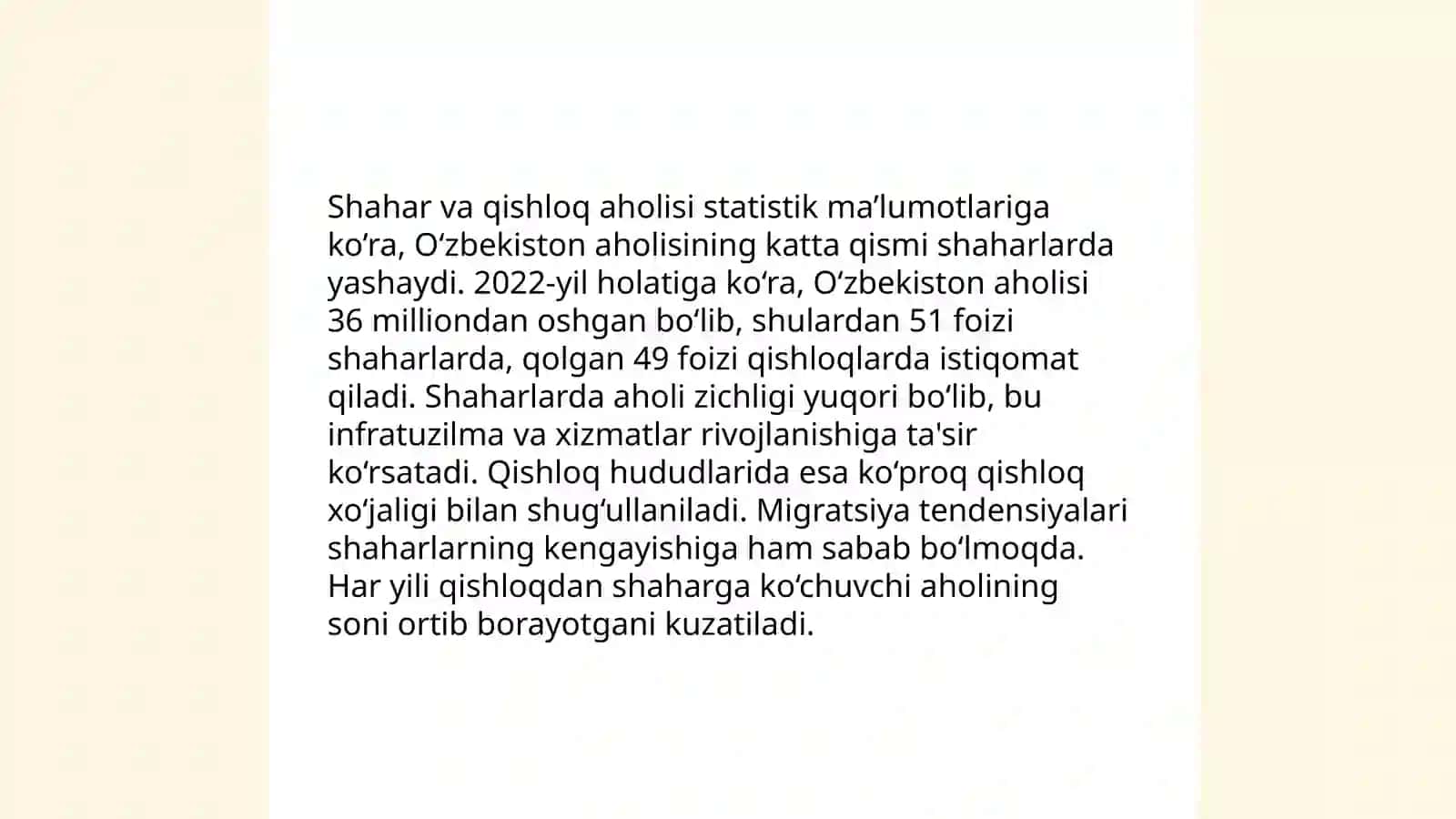 O‘zbekistonning ijtimoiy sohalar geografiyasi 4
