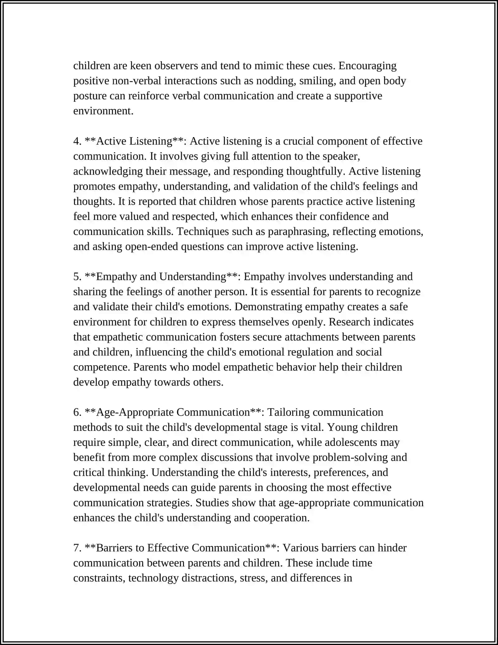 Effective Communication Between Parents and Children 4