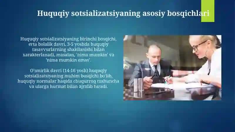 Huquqiy sotsializatsiya 4