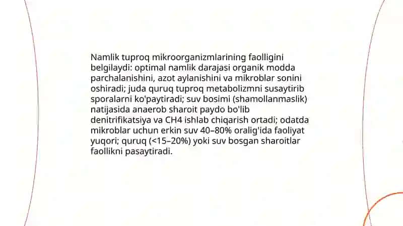 Namlik Omilining Tirik Organizmlarga Ta'siri 4