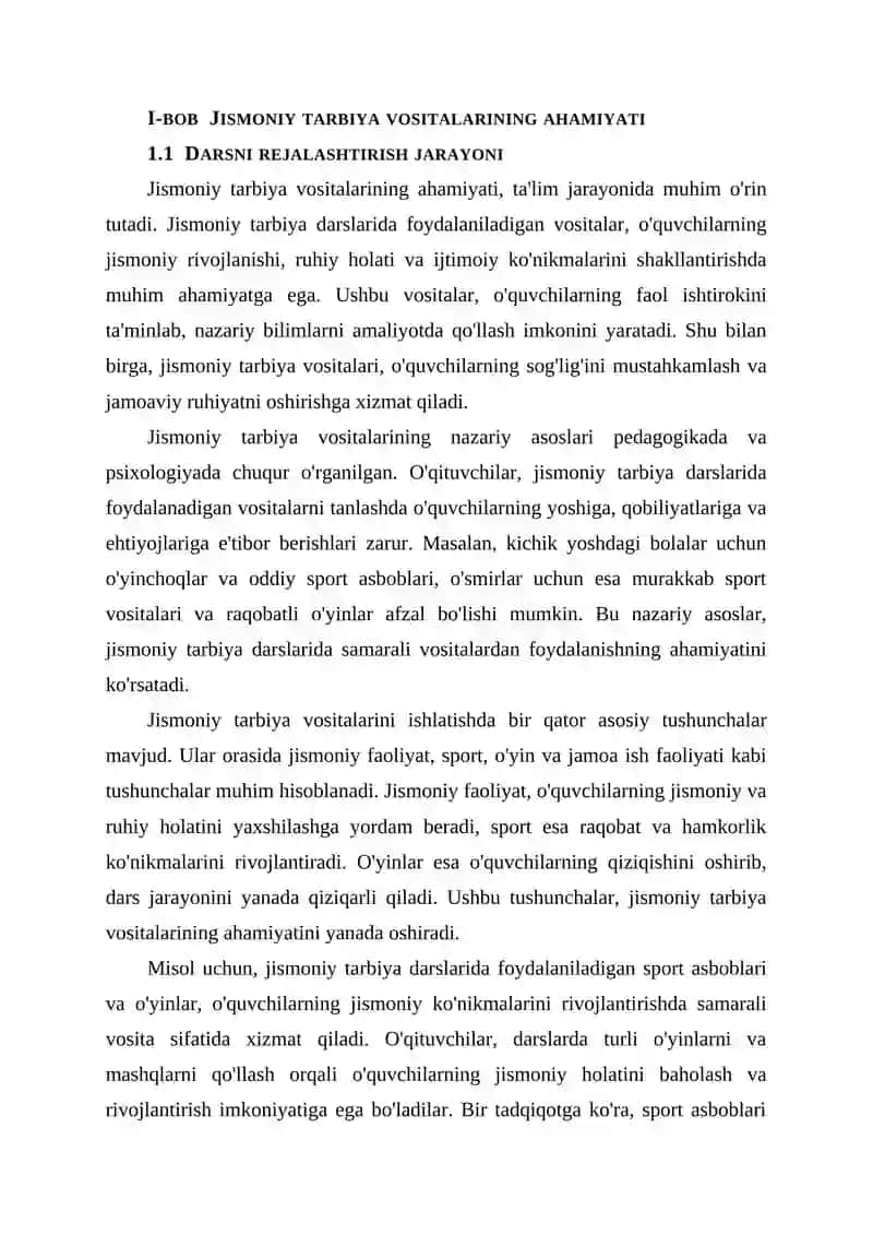 Jismoniy Tarbiya Vositalaridan Foydalanish 4