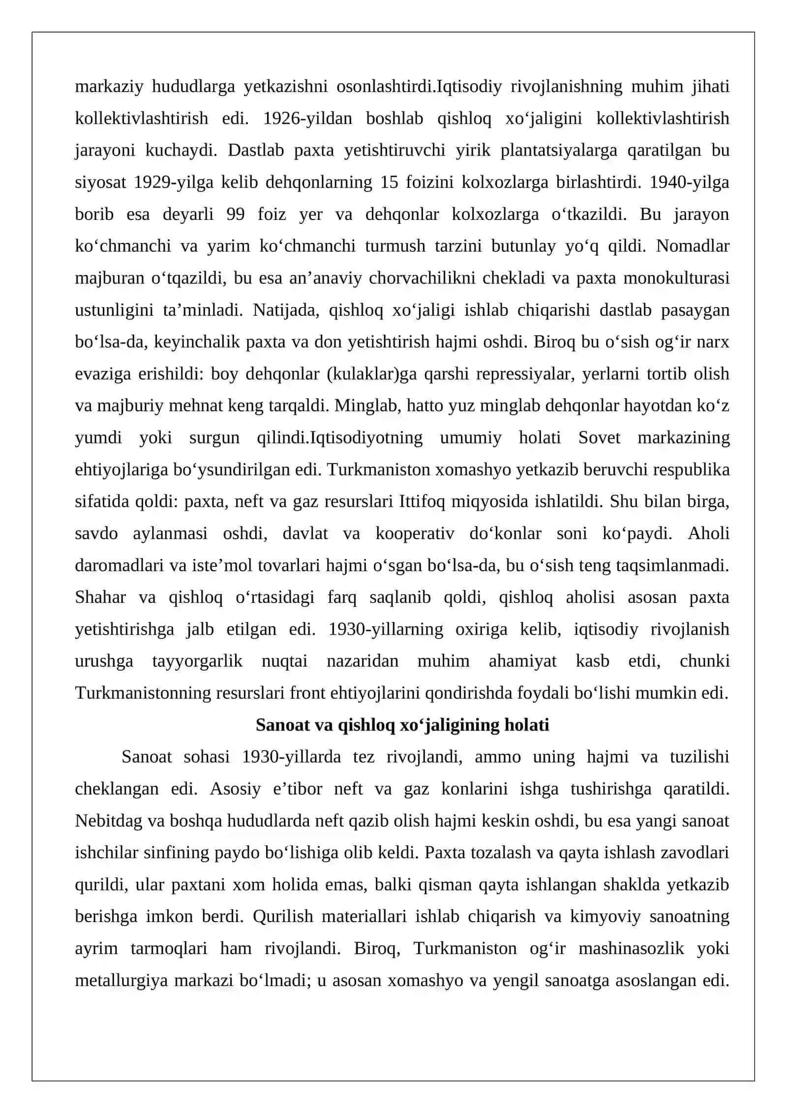 Turkmaniston Ikkinchi jahon urushi yillarida 4