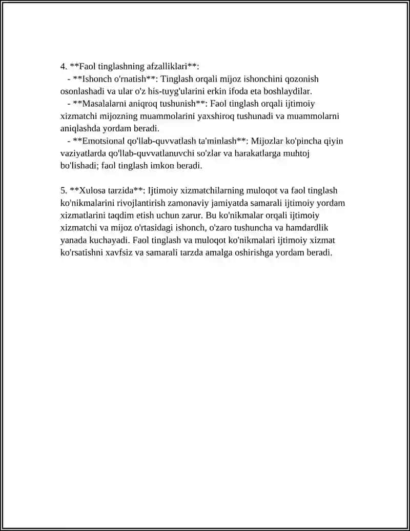 IJTIMOIY XIZMATCHINING MALAKASI 4