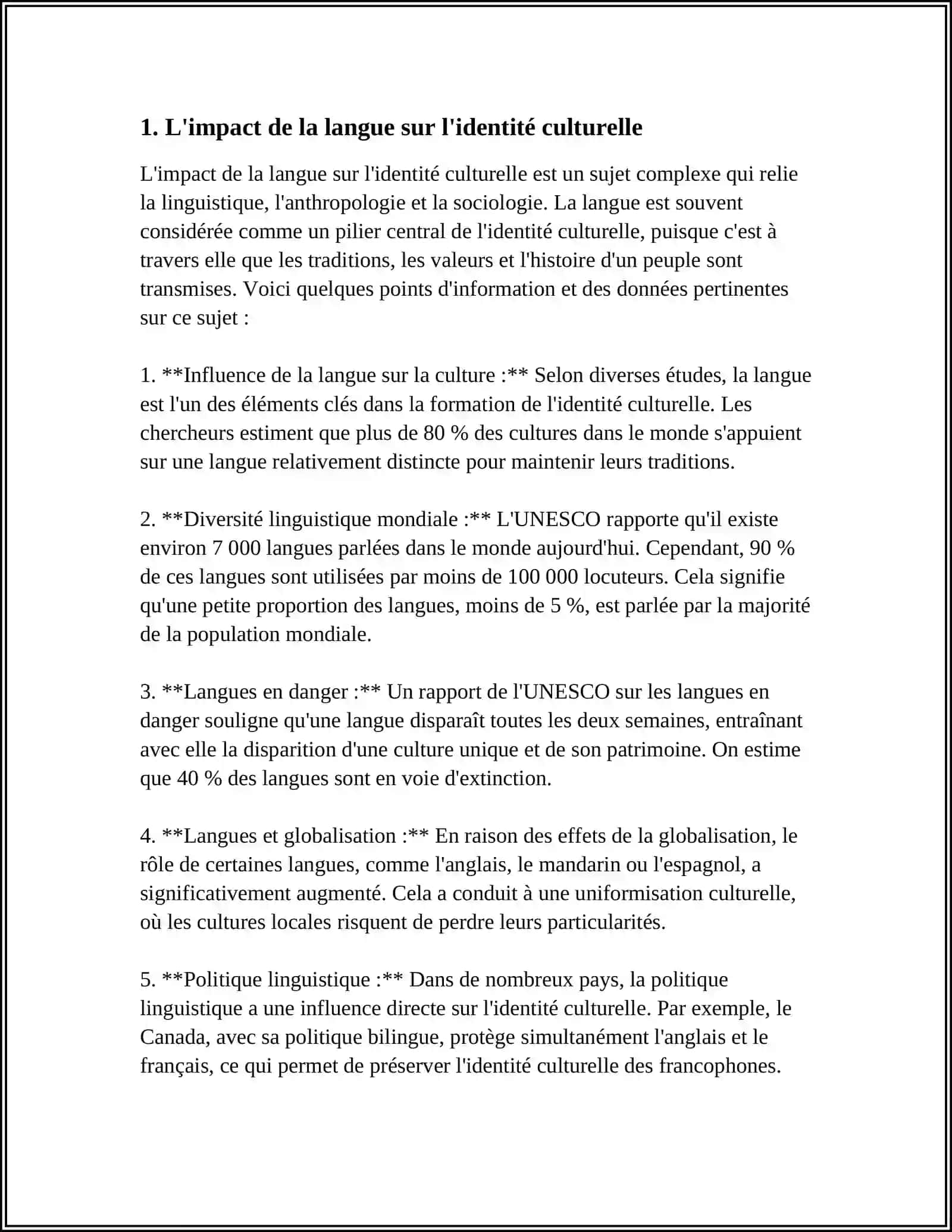 LE LIEN ENTRE LANGUE ET CULTURE 4