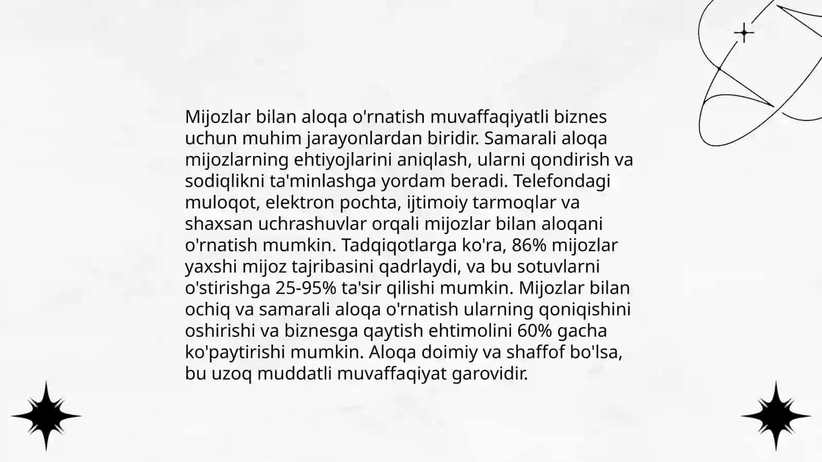 Shaxsiy sotish marketing kommunikatsiyasidagi sifati 4