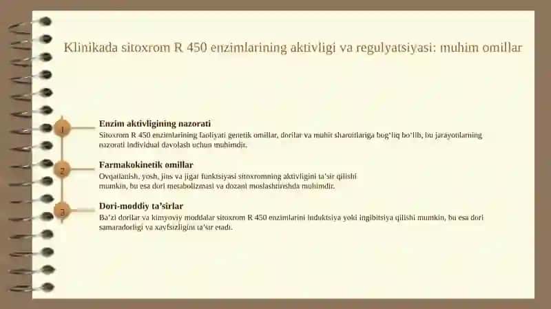 Sitoxrom R 450 induktorlari va ingibitorlari 4
