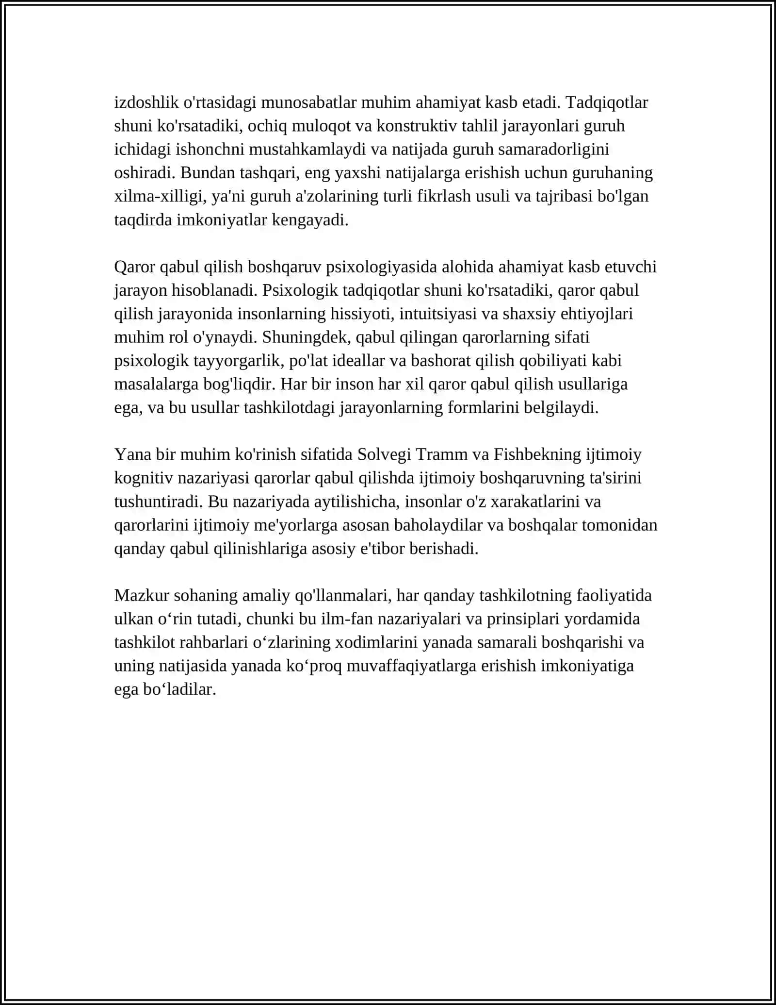 ISBOTLARGA ASOSLANGAN AMALIYOT IJTIMOIY OZCHILIK 4