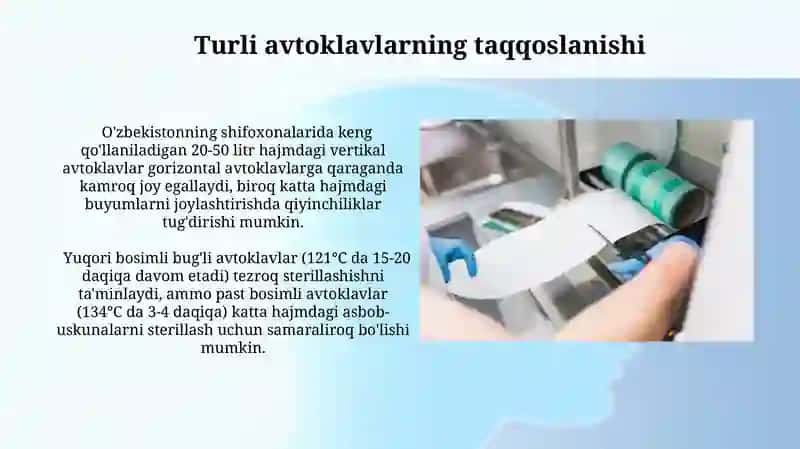 Avtoklav turlari, tuzilishi va uni ishlatish mexanizimlari 4