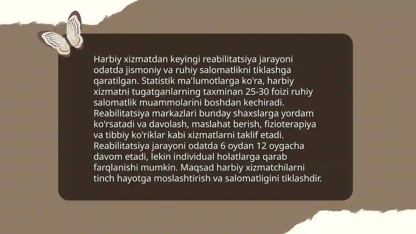 Harbiylar va ularning oilalari bilan ijtimoiy ish 4