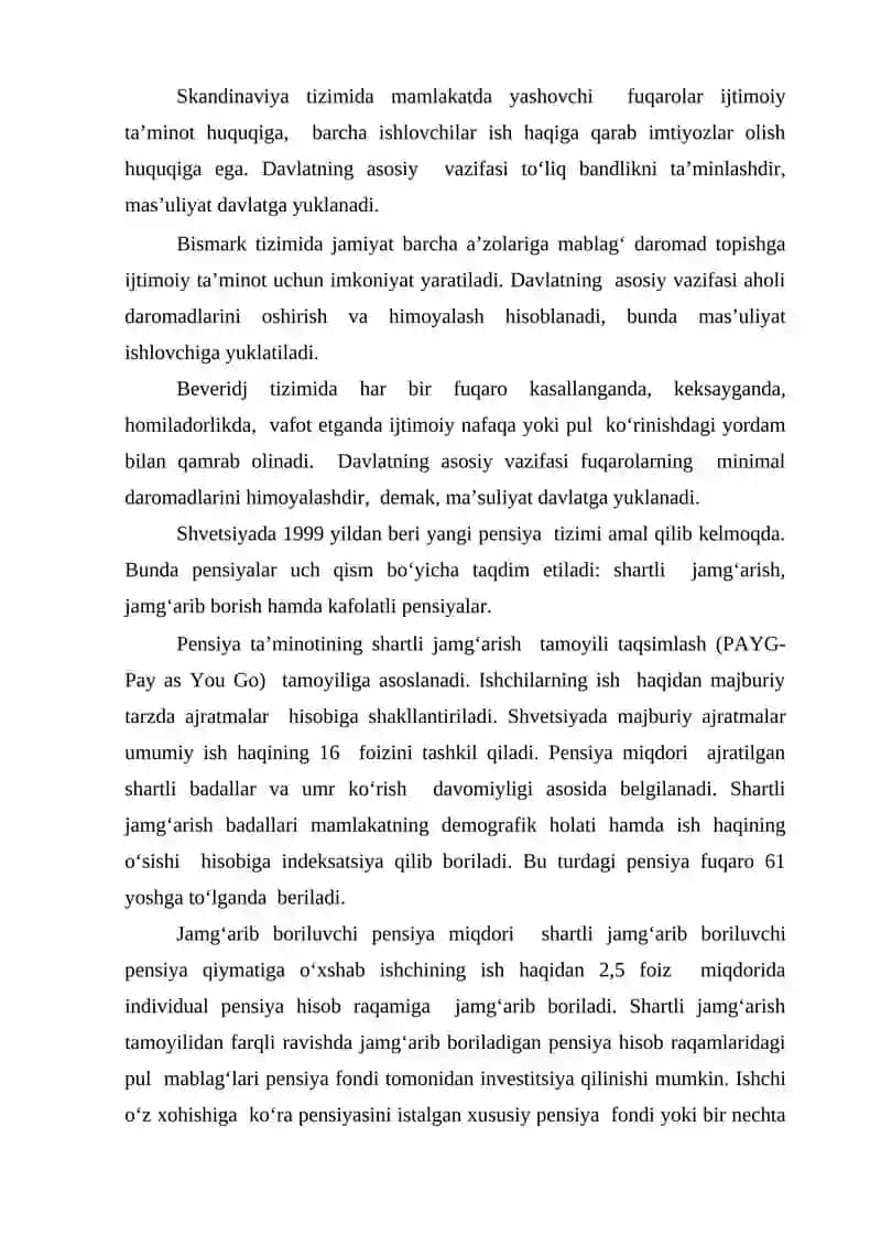 Pensiya Tizimini Isloh Qilish 4