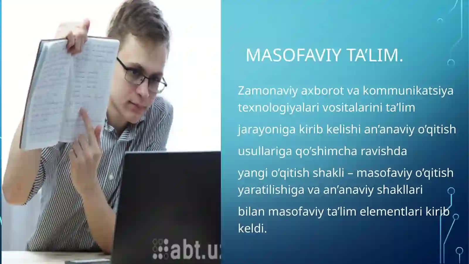 Masofaviy taʼlim asoslari 4