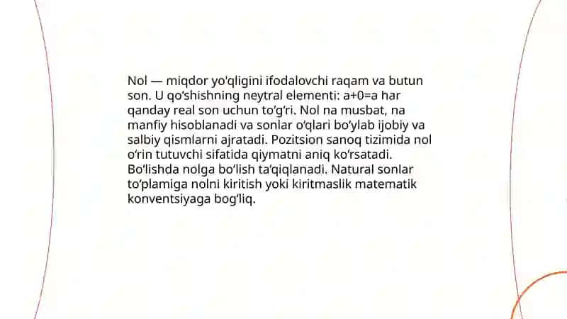 Natural son va nol tushunchasi 4