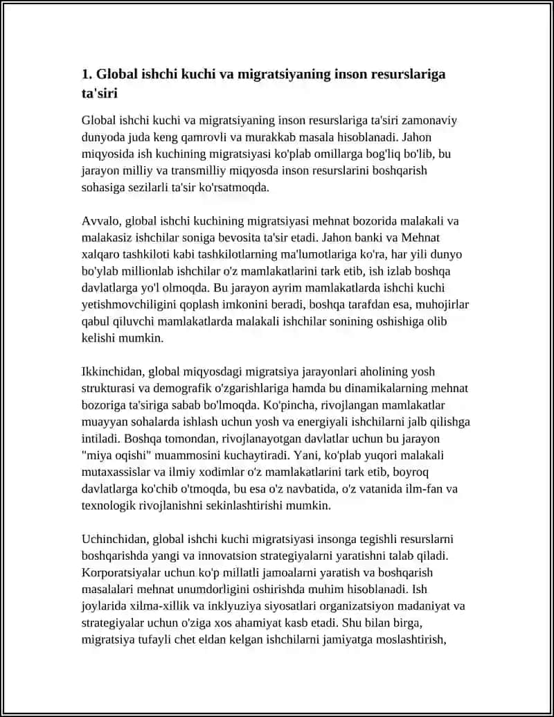 GLOBAL MIQYOSDA INSON RESURSLARINI BOSHQARISHNING MOHIYATI 4