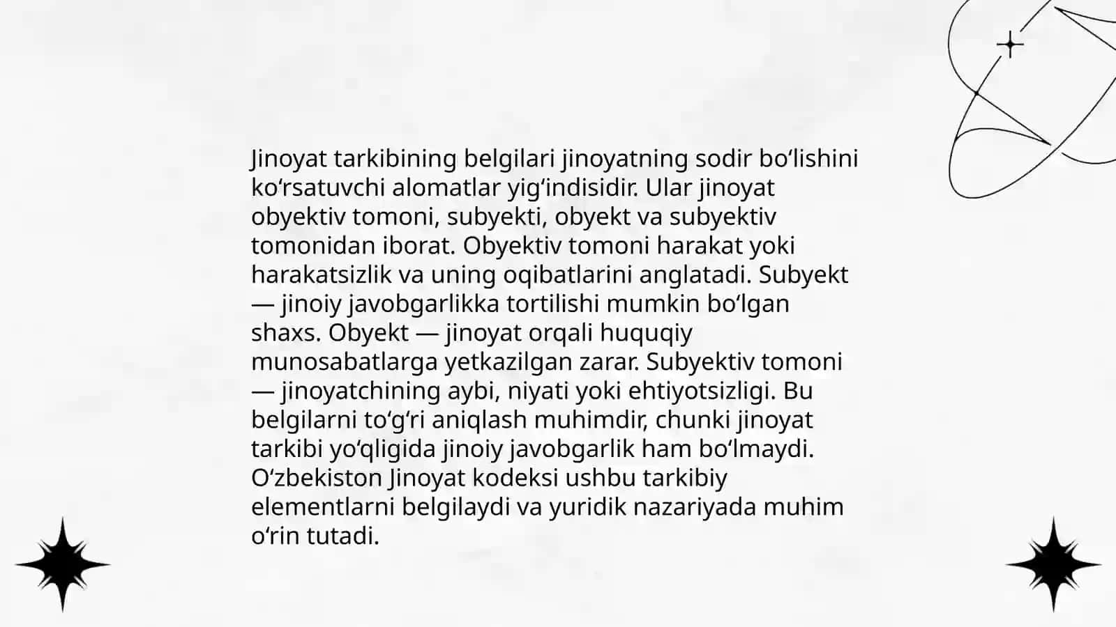 Jinoyat tarkibi 4