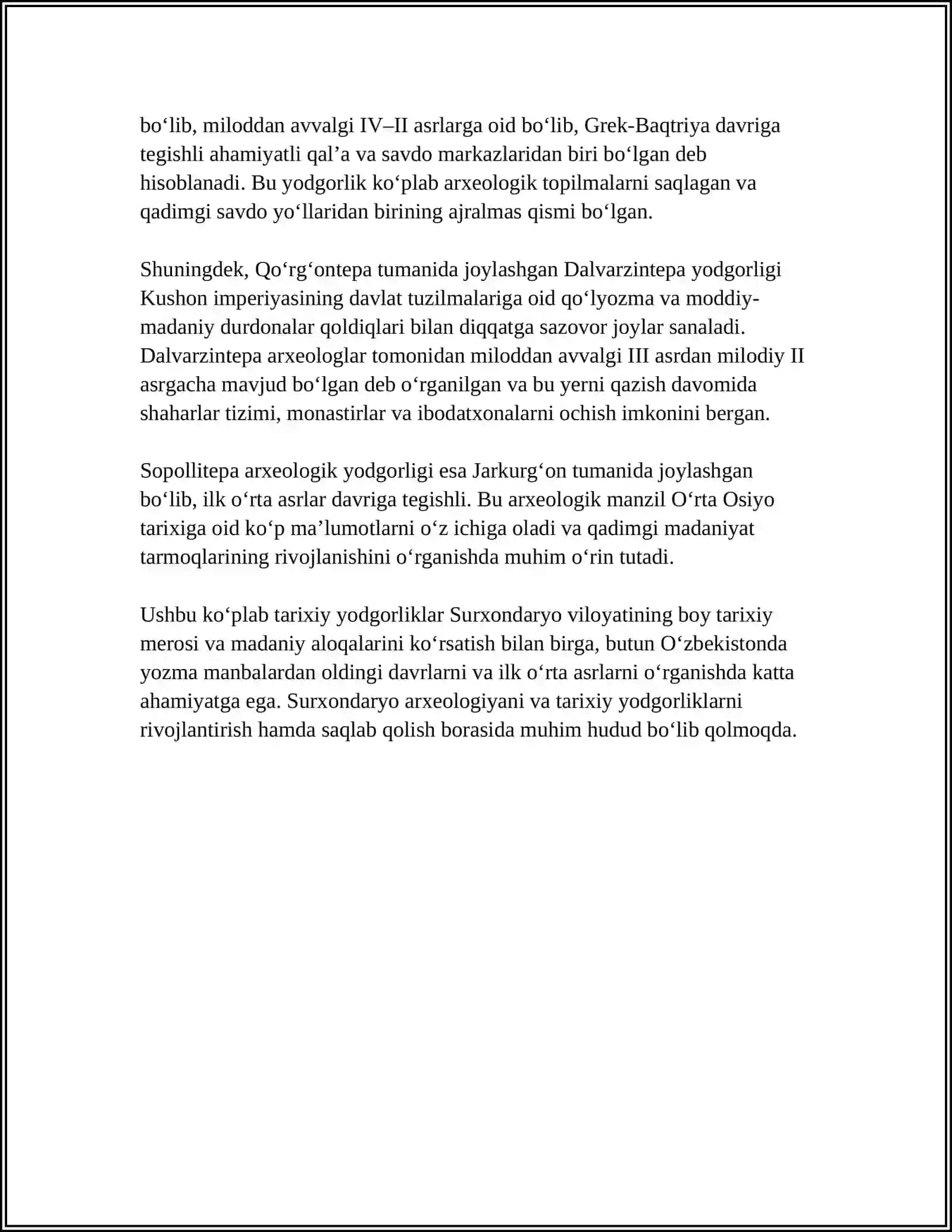 SURXONDARYONING ICHKI TURIZMI 4