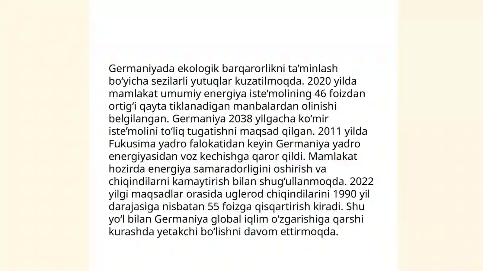 Germaniya yashil iqtisodiyoti haqida slayd 4