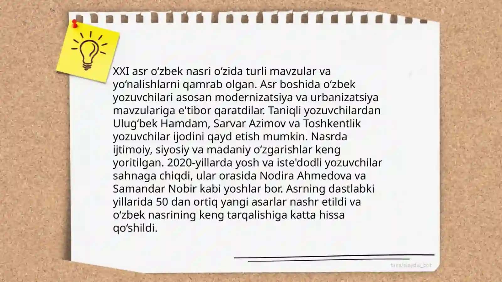 Modern adabiyoti namunalari 4