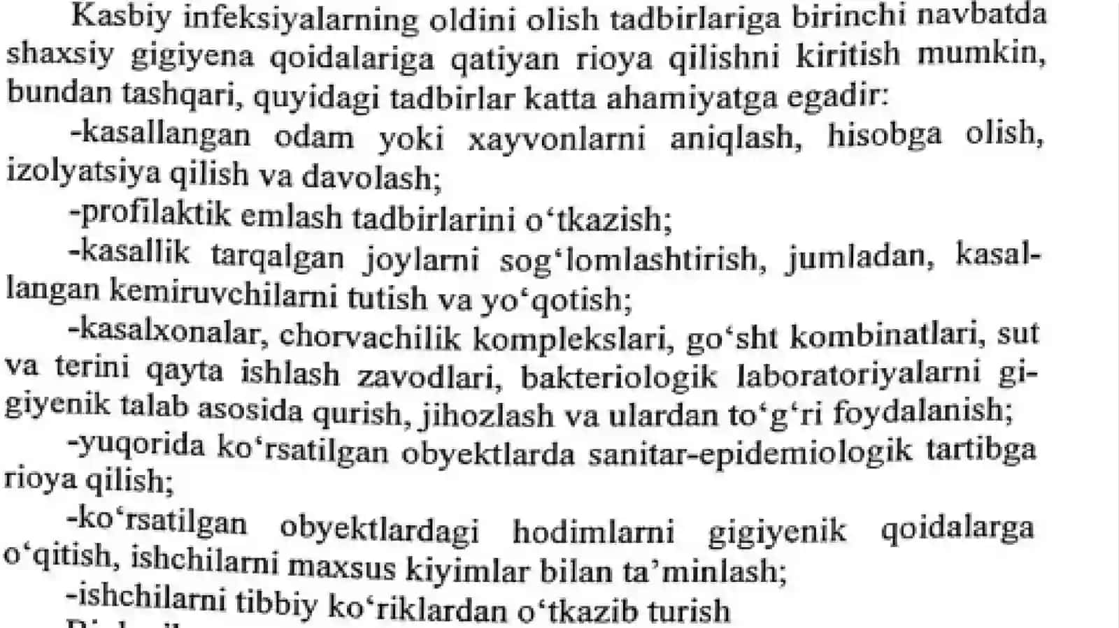 Noqulay mikroiqlim ta’sirini oldini olish uchun profilaktik chora-tadbirlarni ishlab chiqish 4