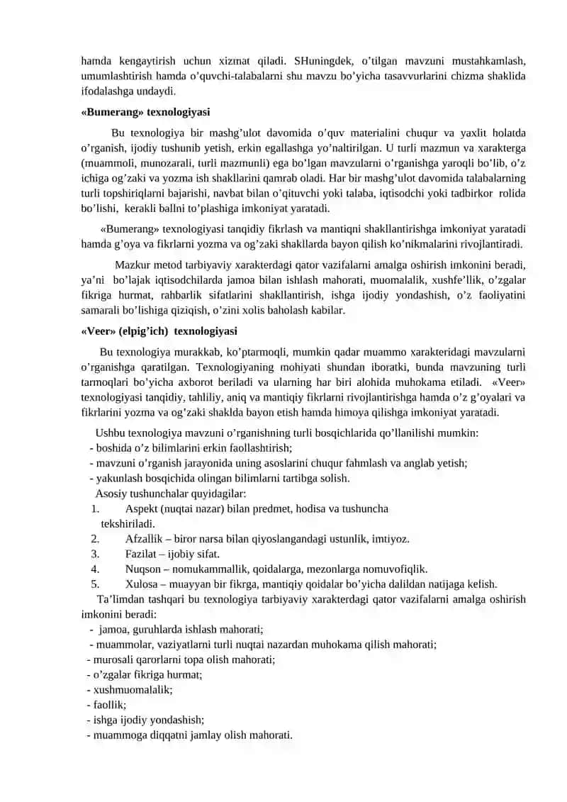 Pedagogik Fikr Tarixi Maktab Amaliyotida O`qituvchi Mahorati Masalalari 4