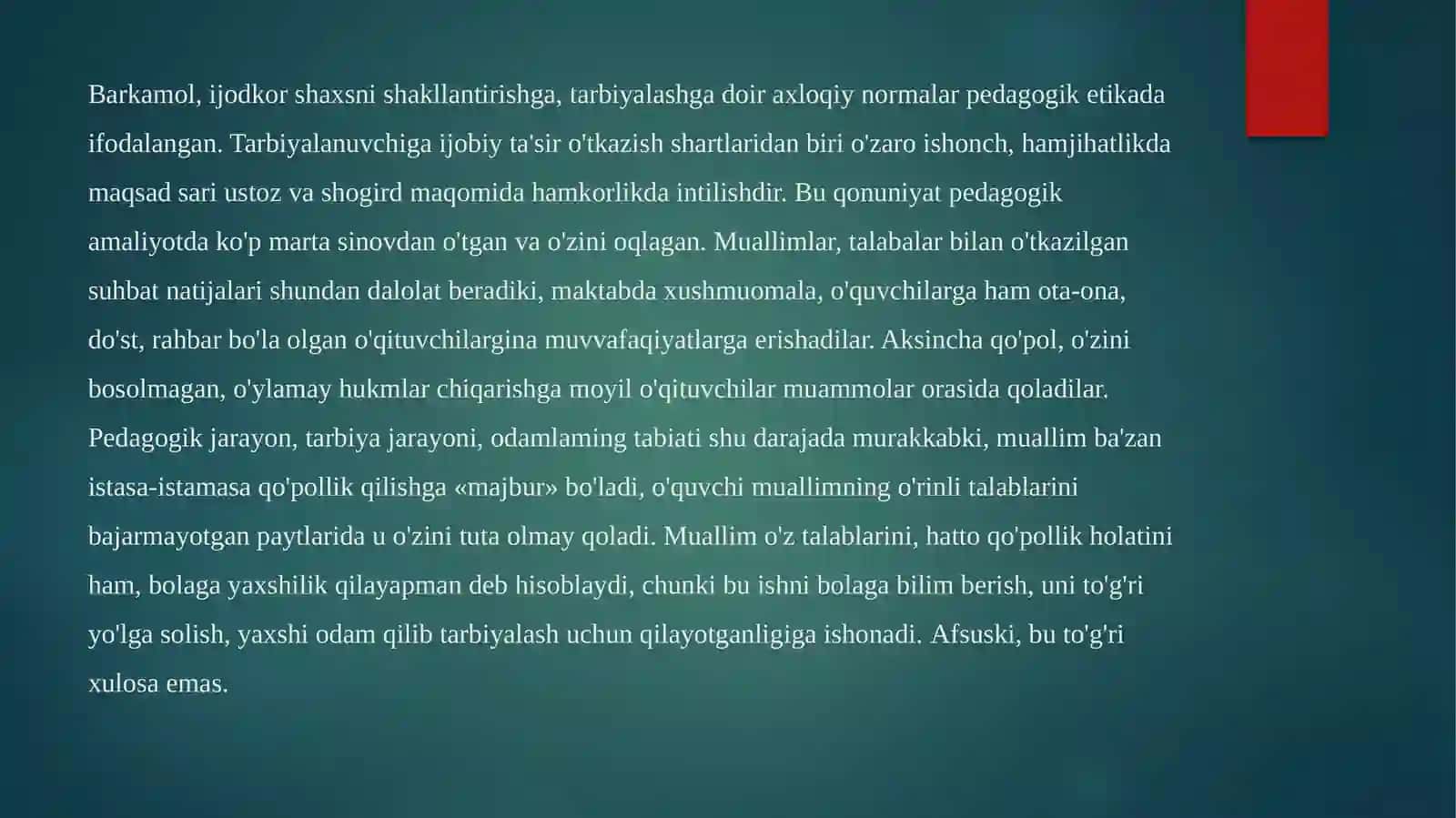 Pedagogik nizolari 4