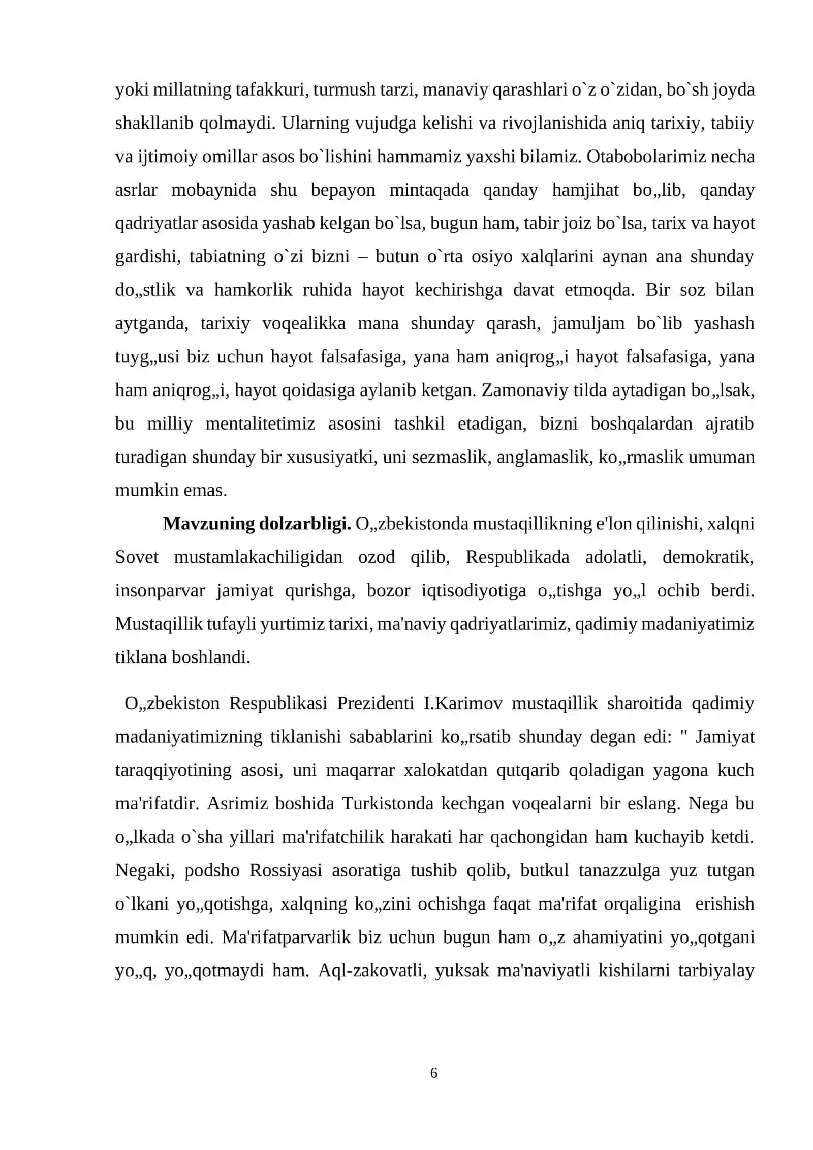 Jadidchilik va “Yosh xivaliklar” harakatining qisqacha tarixi BITIRUV MALAKAVIY ISHI 4