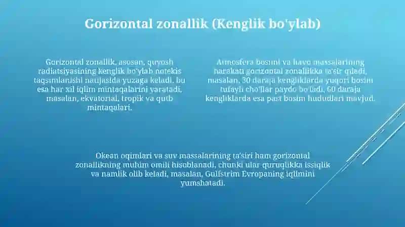 Geografik qobiqning gorizantal va vertikal tuzilishi 4