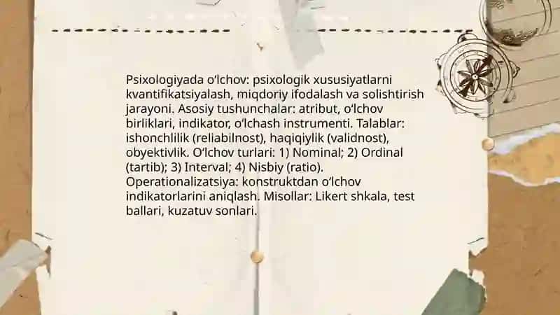 Psixologik tadqiqotlarda sifat va miqdor birligi 4