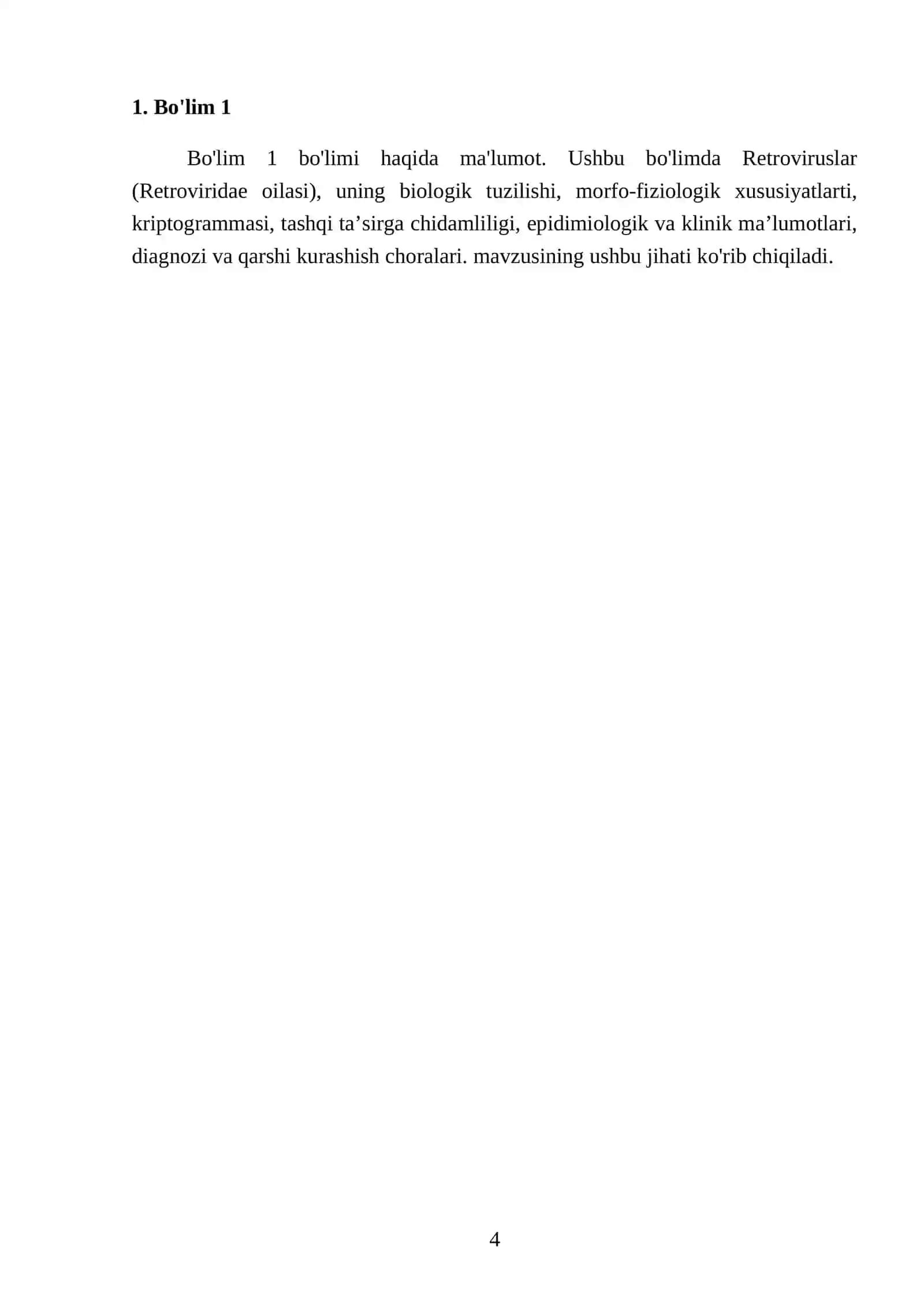 Retroviruslar (Retroviridae oilasi) 4