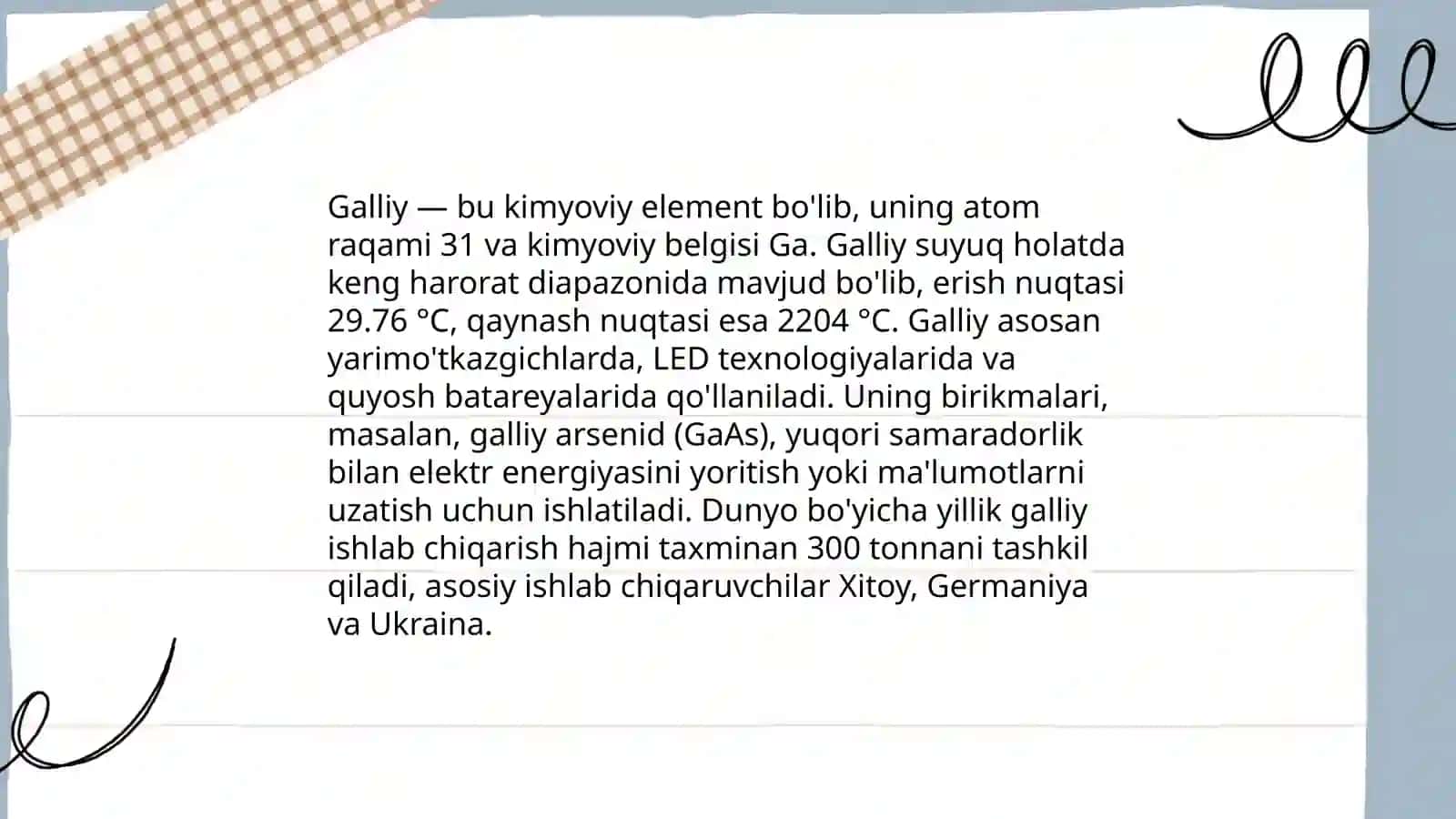 Galliy elementi 4