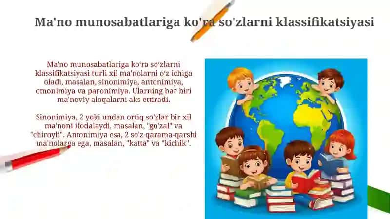 Lugʻat tarkibining shakl va ma’no munosabatlari 4