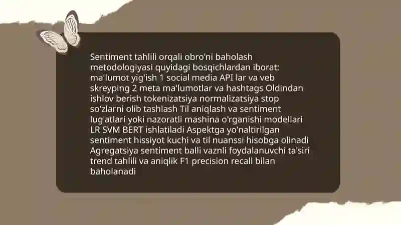 Ijtimoiy tarmoqlarning kompaniyalar obro'siga ta'sirini tahlil qilish 4