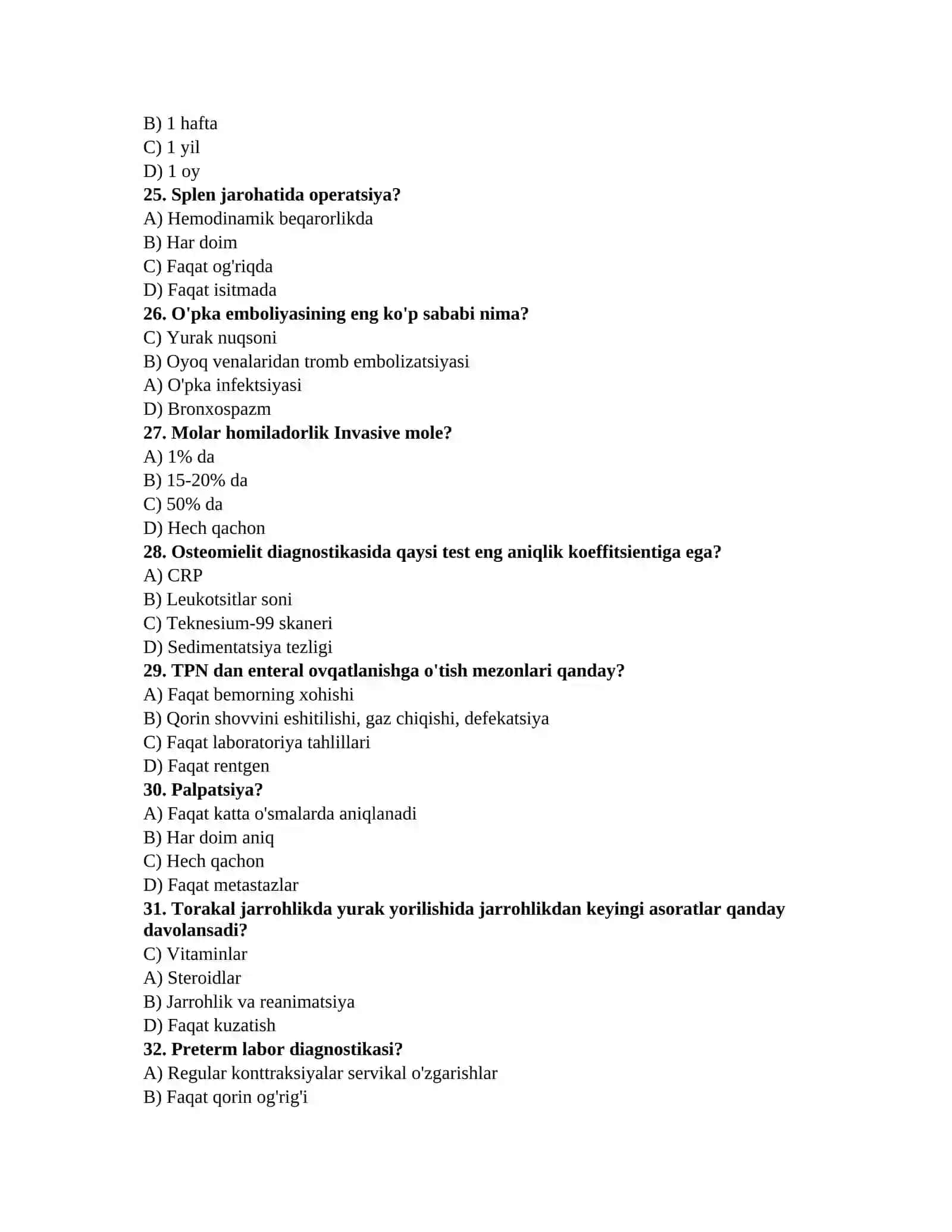 Pediatr testlari 4