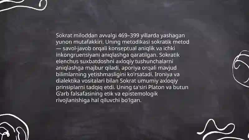 Antik G’arb Falsafasi: Presokratik Maktablar 4
