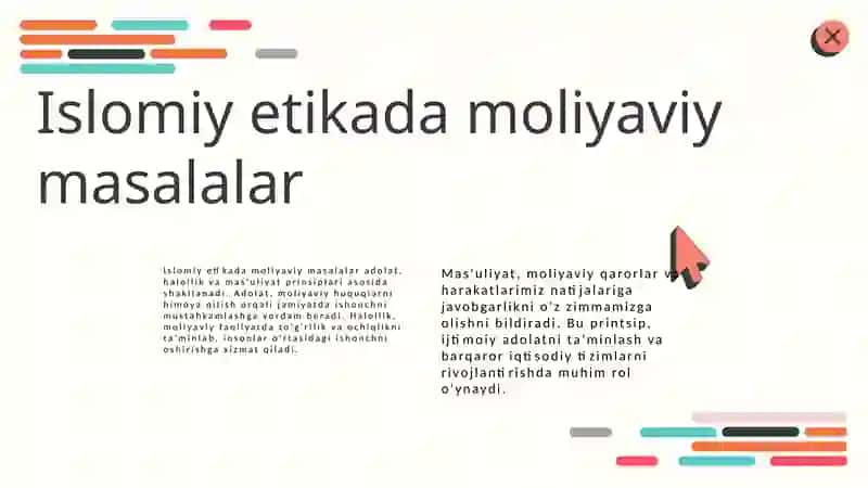 Mikromoliyalashtirishning islomiy usullari 4