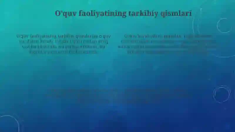 O'quv faoliyatining turlari va mohiyati 4