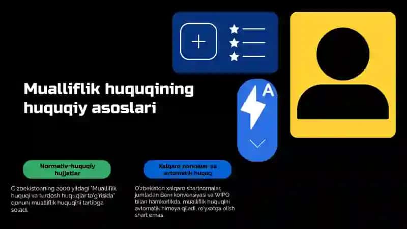 Mualliflik huquqi va uning huquqiy asoslari 4