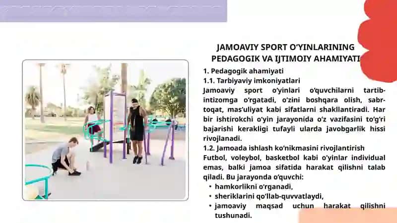 JAMOAVIY SPORT O'YINLARINING YOSHLARNING IJTIMOIY FAOLLIGIGA TA’SIRI 4