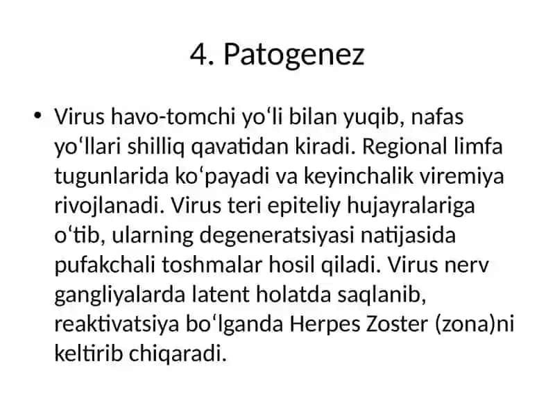 Suvchechak (Varicella) 4