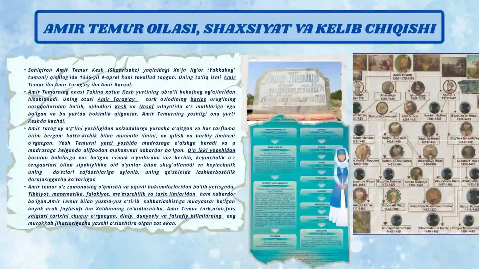 Amir Temur – buyuk davlat arbobiAmir Temur – buyuk davlat arbobi 4
