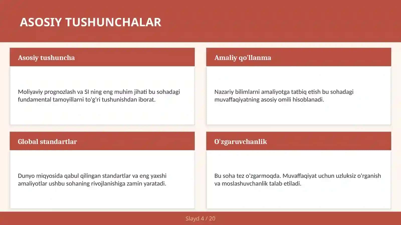 Moliyaviy Prognozlash va SI 4