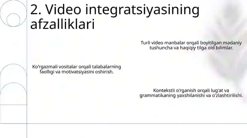 O'zbek tilini o'qitishda videomateriallardan foydalanish 4