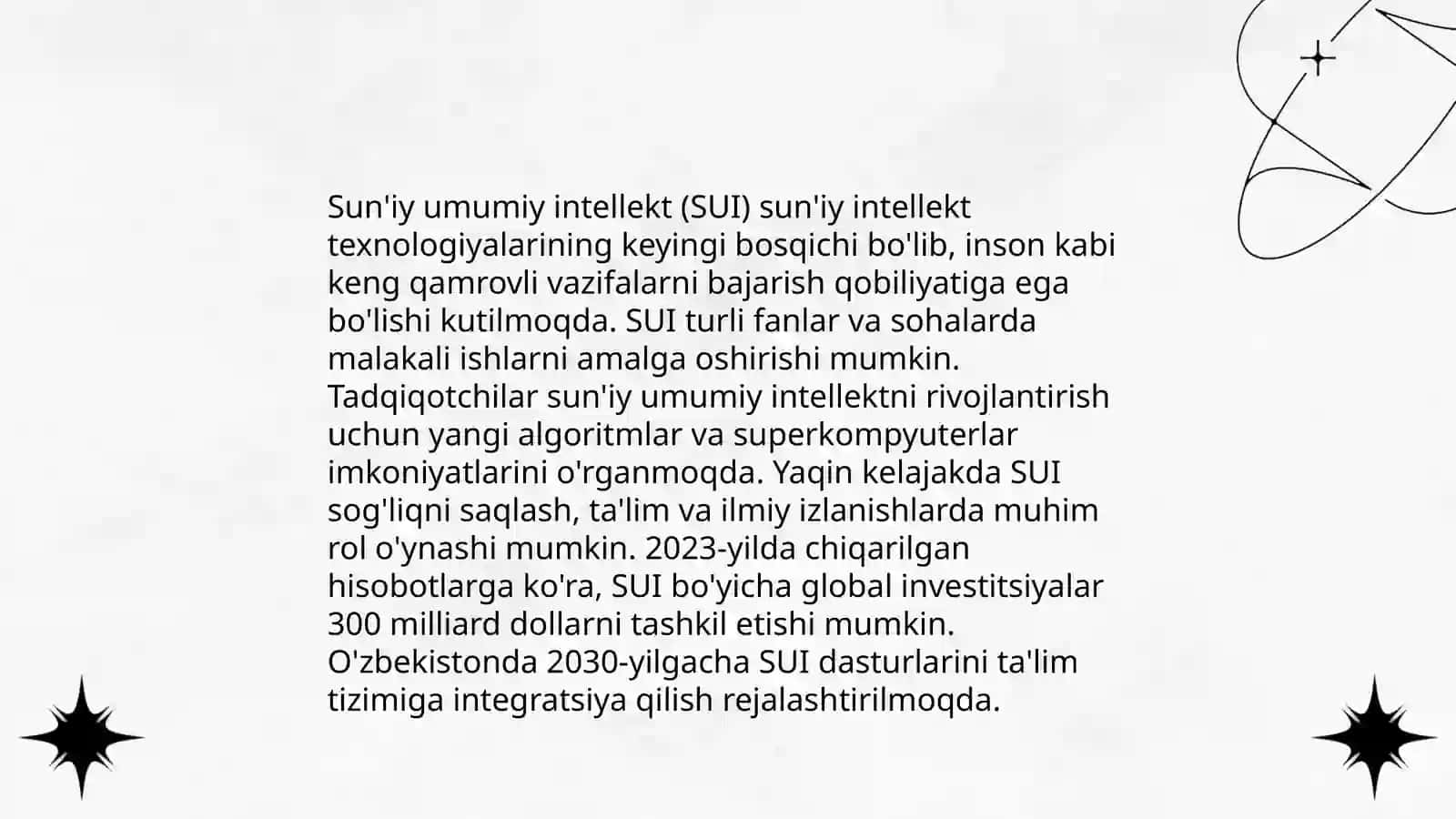 Umumiy sun'iy intellekt (AGI) va tor sun'iy intellekt (ANI) o'rtasidagi farqlar 4