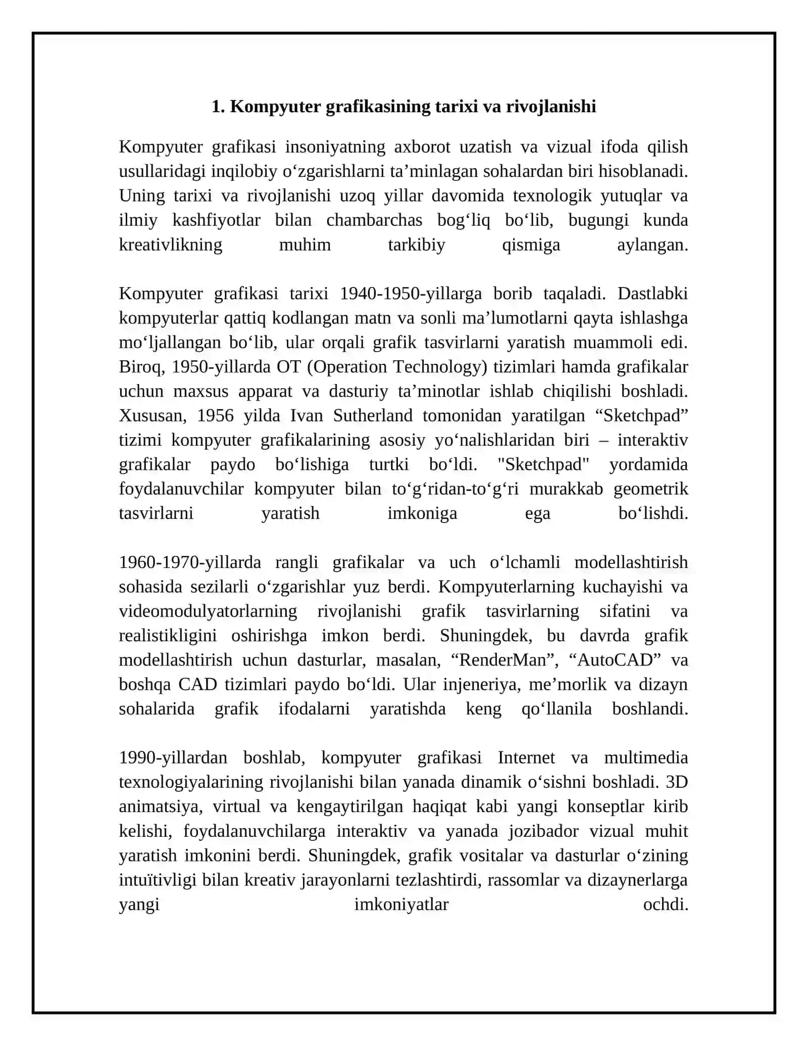 Kompyuter grafikasi va kreativlik 4