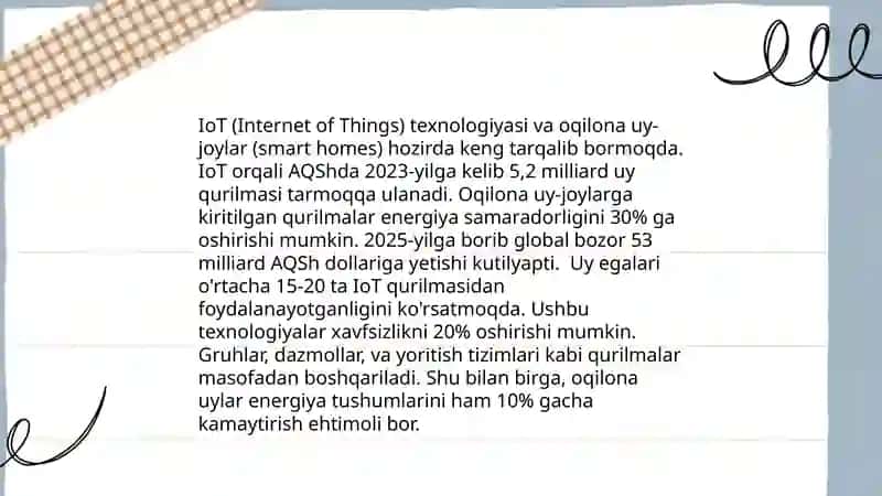IoT ning amaliy qo‘llanilishi 4