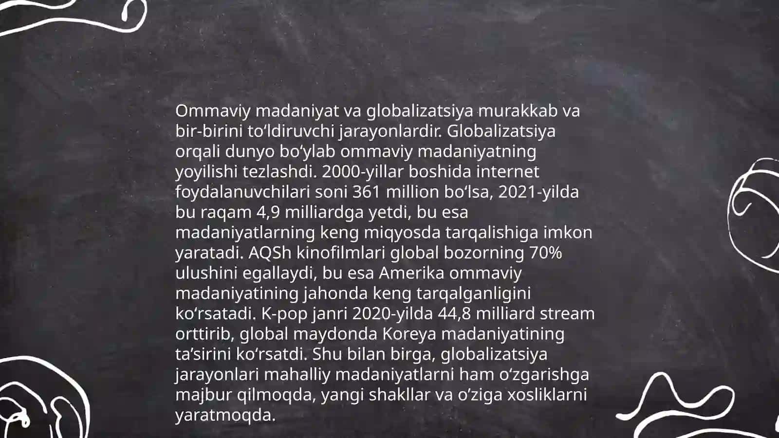Ommaviy Madaniyatning shakllanish tarixi va uning turlari 4