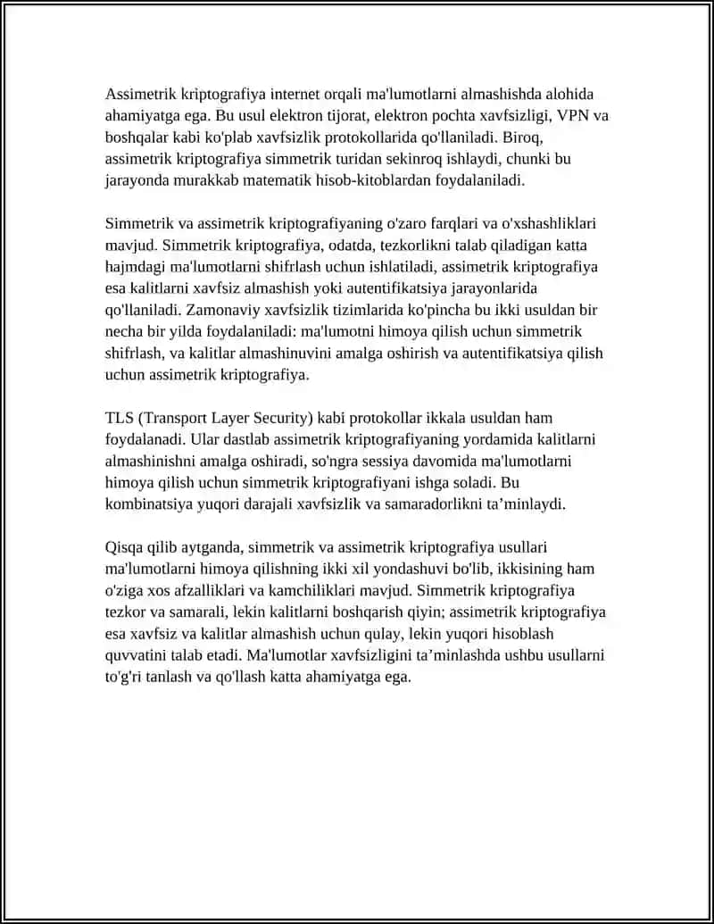 MA’LUMOTLAR XAVSIZLIGINI TA’MINLASH USULLARI 4