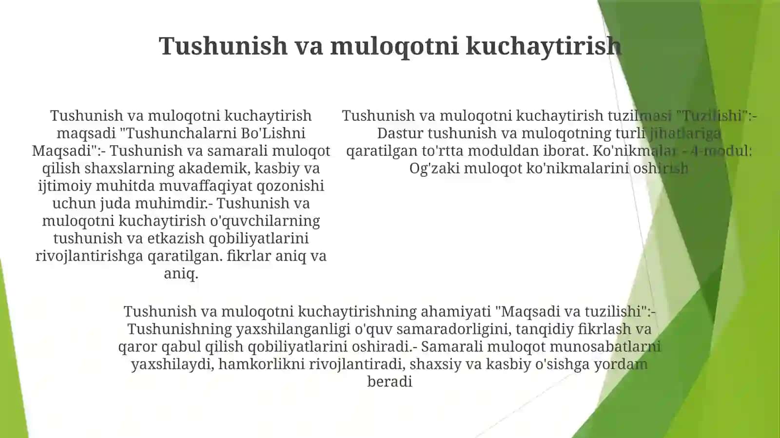 Tushunchalarni Bo'Lishni MaqsadiVaTuzilishi 4